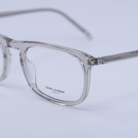 Saint Laurent SL670 003 Eyeglasses Transparent Beige 54mm Square Frame - Picture 5 of 12